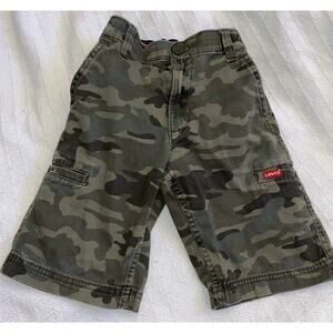 Levi's Boy's Youth Durable Twill Pockets Adjustable Waist Cargo Short Size 8